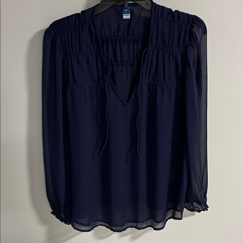 Old Navy Deep Blue Women's Blouse